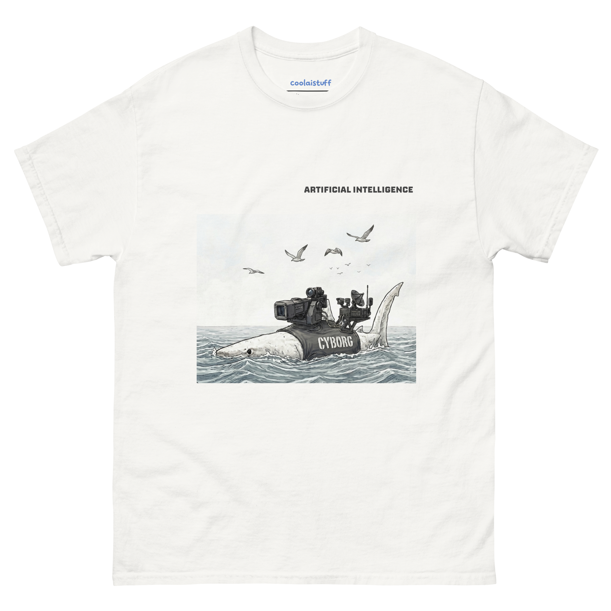 Cyborg Shark Tee